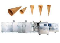 Sepenuhnya Otomatis Ice Cream Cone Line Produksi Satu Motor Drives Dengan Sistem Horizontal