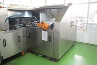 Mesin pembuat wafel kerucut es krim komersial otomatis penuh dari 71 piring kue (panjang 9m)