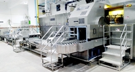 Stainless Steel Ice Cream Cone Line Produksi Kecepatan Tinggi Bekerja 380V