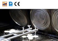 Lini Produksi Kerucut Wafel Multifungsi Sepenuhnya Otomatis Peralatan Pemrosesan Obleas