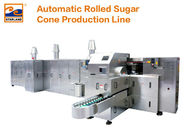 1.1kw Cake Sugar Cone Line Produksi Mesin Wafer Cup