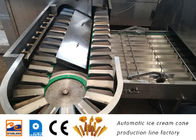 Peralatan Produksi Kerucut Es Krim, Pemasangan Otomatis Multifungsi Dari 63 Template Kue 260*240 Mm.