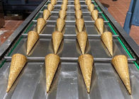 Lini Produksi Kerucut Gula Gulung Panjang 5m Serbaguna Sepenuhnya Otomatis 51 Pelat Kue