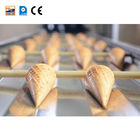 Sugar Cone Dan Wafel Keranjang Lini Produksi Otomatis, 137 Besi Cor Baking Template Stainless Stee.