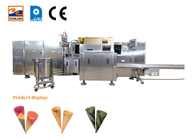 Sugar Cone Dan Wafel Keranjang Lini Produksi Otomatis, 137 Besi Cor Baking Template Stainless Stee.