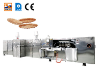 Lini Produksi Biskuit Wafer Otomatis Produktivitas Tinggi Baja Tahan Karat