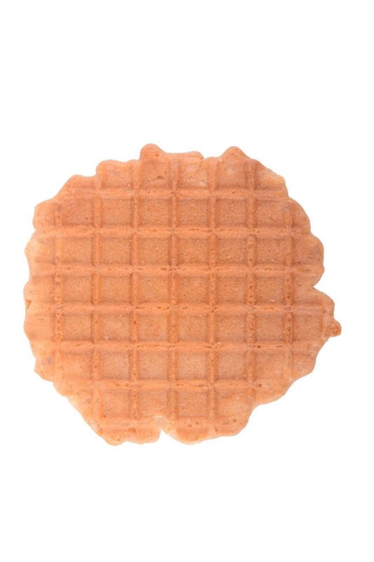 Ice Cream Berbentuk Ice Terkait Produksi, 118 - 120mm Panjang Chocolate Waffle Cones