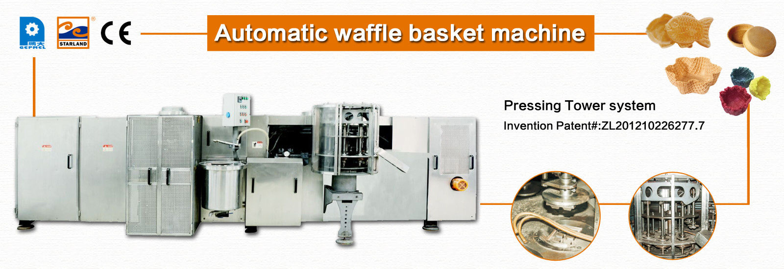 kualitas Lini Produksi Kerucut Waffle pabrik