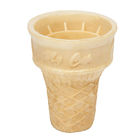 Sehat Waffle Ice Cream Cone Piala Untuk Supermarket, Kalori Rendah
