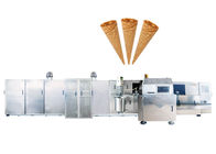 Tinggi Fleksibilitas Ice Cream Cone Line Produksi Dengan Stasiun Rolling Berbeda, 47 Baking Piring