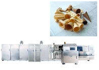 Stainless steel Otomatis Gula Kerucut Lini Produksi, Ice Cream Cone Baking Mesin 4000 Kerucut Standar / Jam