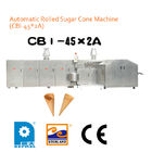 Produksi Tinggi Mesin Ice Cream Cone Rolling 6800L x 2400W x 1800H mm