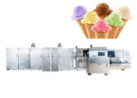 Kapasitas tinggi 3500 PCS / Jam Ice Cream Cone Machine Kurang Gas Konsumsi