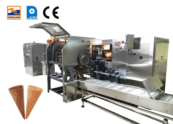 1.5kw Mesin Pembuat Es Krim Kerucut Wafer Biscuit Baking