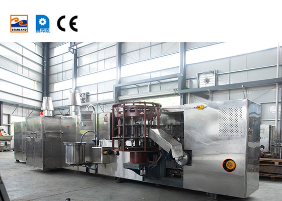 Komersial Besar 1.5kw Waffle Basket Lini Produksi Mesin Pembuat Waffle Basket