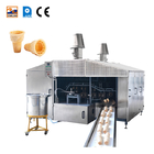 0.75kw 28 cetakan Otomatis Wafer Cone Produksi Line Wafer Biscuit Baking Machine