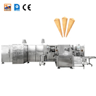 PLC 1.5KW Barquillo Cone Baking Machine Mesin makanan ringan