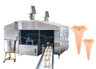 Ice Cream Cone 1.0 HP Automaton, 4-5 Konsumsi Bensin, Lini Produksi Sistem Gas Wafer Double Door