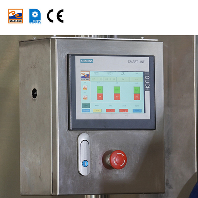 Profesional Cone Membuat Mesin Kecepatan disesuaikan 2.0hp 8000pcs / jam