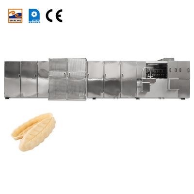 Garis Produksi Biskuit Wafer Monaka Tanpa Usaha Kontrol Suhu Digital