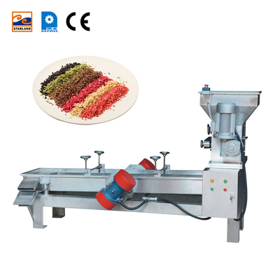 Mesin Rice Crispies dari stainless steel dengan CE