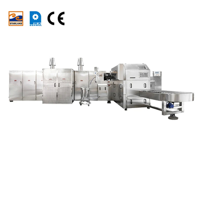 Pabrik produksi es krim kerucut baja tahan karat 1.5KW yang dapat diatur dengan CE