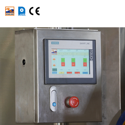 Pabrik produksi es krim kerucut baja tahan karat 1.5KW yang dapat diatur dengan CE