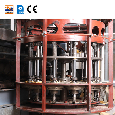 Otomatis Biscuit Membuat Mesin Waffle Basket Produksi Line dengan PLC Control dan 2.0hp Motor
