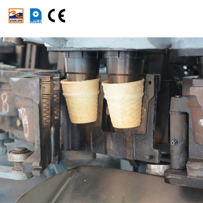 0.75kw Spesifikasi Motor Utama Garis Produksi Kerucut Wafer Otomatis Dengan CE