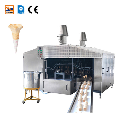 Gas PLC Control Wafer Cone Produksi Line Dengan Satu Tahun Garansi