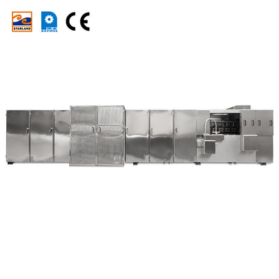Digital Display Control Monaka Wafer Line Produksi Dengan 55 Piring