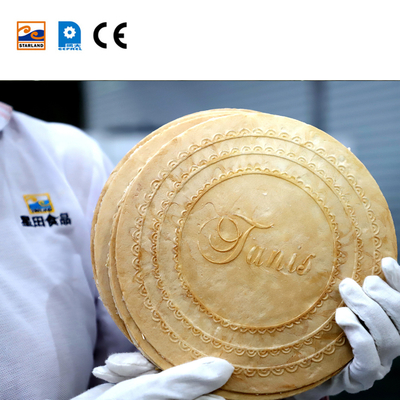 Otomatis stainless steel Otomatis Obleas Wafer Produksi Line Mesin