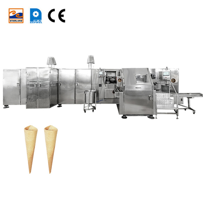 Barquillo Cone Produksi Lini Produktifitas Tinggi Untuk Produksi Cepat