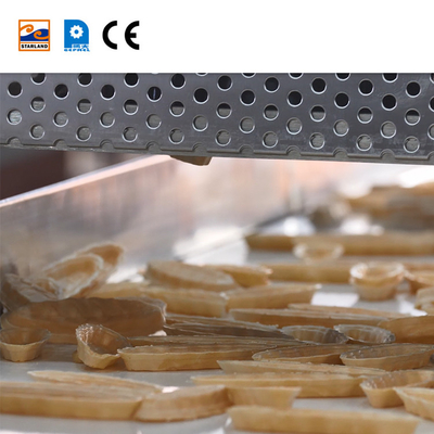 PLC Control Monaka Wafer Produksi Peralatan output stainless steel setelah layanan termasuk