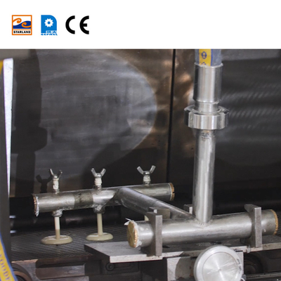 Gas Dipanaskan Mesin Gula Konus Stainless Steel sepenuhnya otomatis