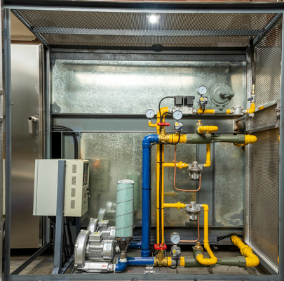Gas Dipanaskan Mesin Gula Konus Stainless Steel sepenuhnya otomatis