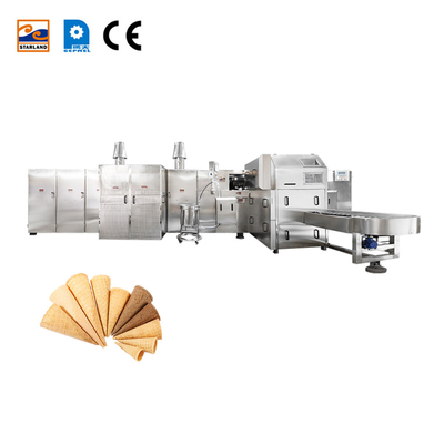 Jalur Produksi Kon Suker Oven Gas Multi-Fungsi Otomatis