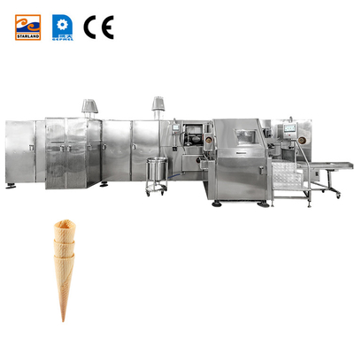 Pabrik Langsung Otomatis Barquillo Cone Baker Biscuit Maker Mesin