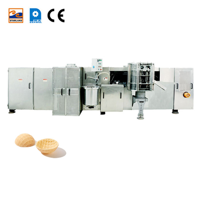 Pabrik Langsung Waffle Basket Produksi Line Biscuit Maker Mesin
