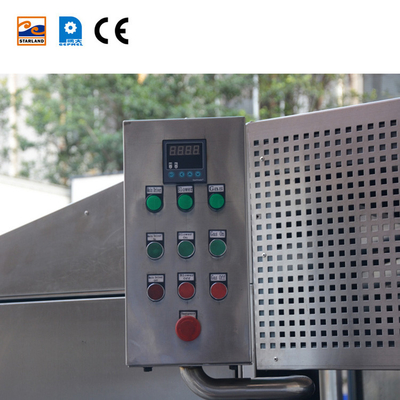 Pembuat kerucut wafer stainless steel dengan tampilan digital dan teknologi kontrol suhu