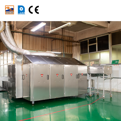 PLC Control System Wafer Cone Produksi Line Dengan Disesuaikan Setelah Layanan Video Dukungan Teknis