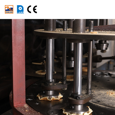 Garis produksi waffle basket terbuat dari stainless steel dan jenis mesin otomatis
