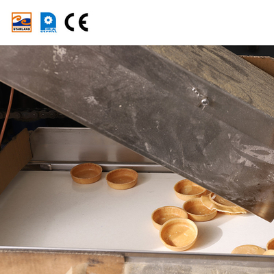 Garis produksi waffle basket terbuat dari stainless steel dan jenis mesin otomatis