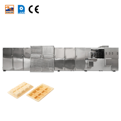Baris Produksi Wafer Monaka yang dapat disesuaikan Dengan Motor Utama 2.0hp Dan Sistem Kontrol PLC