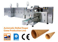 Peralatan produksi es krim cone yang efisien otomatis mesin ice cream cone shell