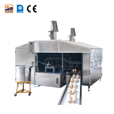 Pembuatan Biskuit Otomatis Baja Rinsing Untuk Wafer Cone Line Produksi