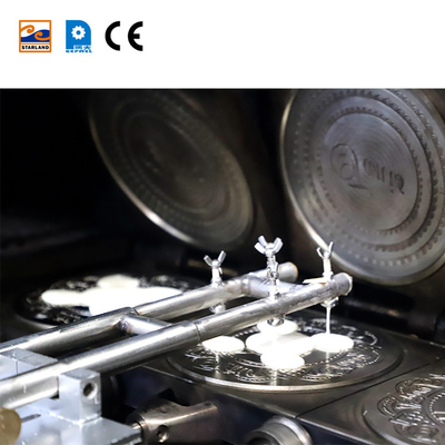 Gas Powered Wafer Biscuit Produksi Line Dengan Fungsi Otomatis Dan PLC Control System