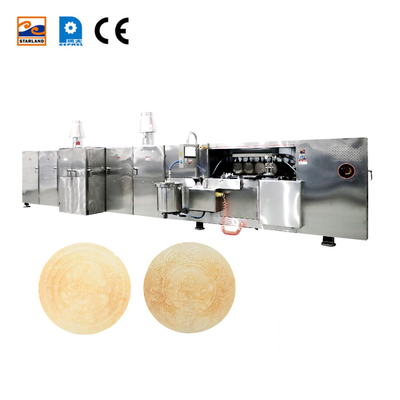 Digital Display Kontrol Suhu Obleas Wafer Produksi Line Untuk Manufaktur Disesuaikan