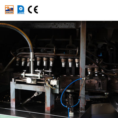 PLC 28molds Wafer Cone Produksi Line Dengan Desain Disesuaikan