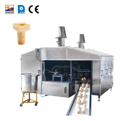 Desain tekstur stainless steel Wafer Cone Machine Otomatis Wafer Cone Maker